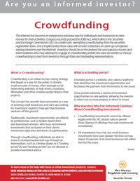 Crowdfunding brochure